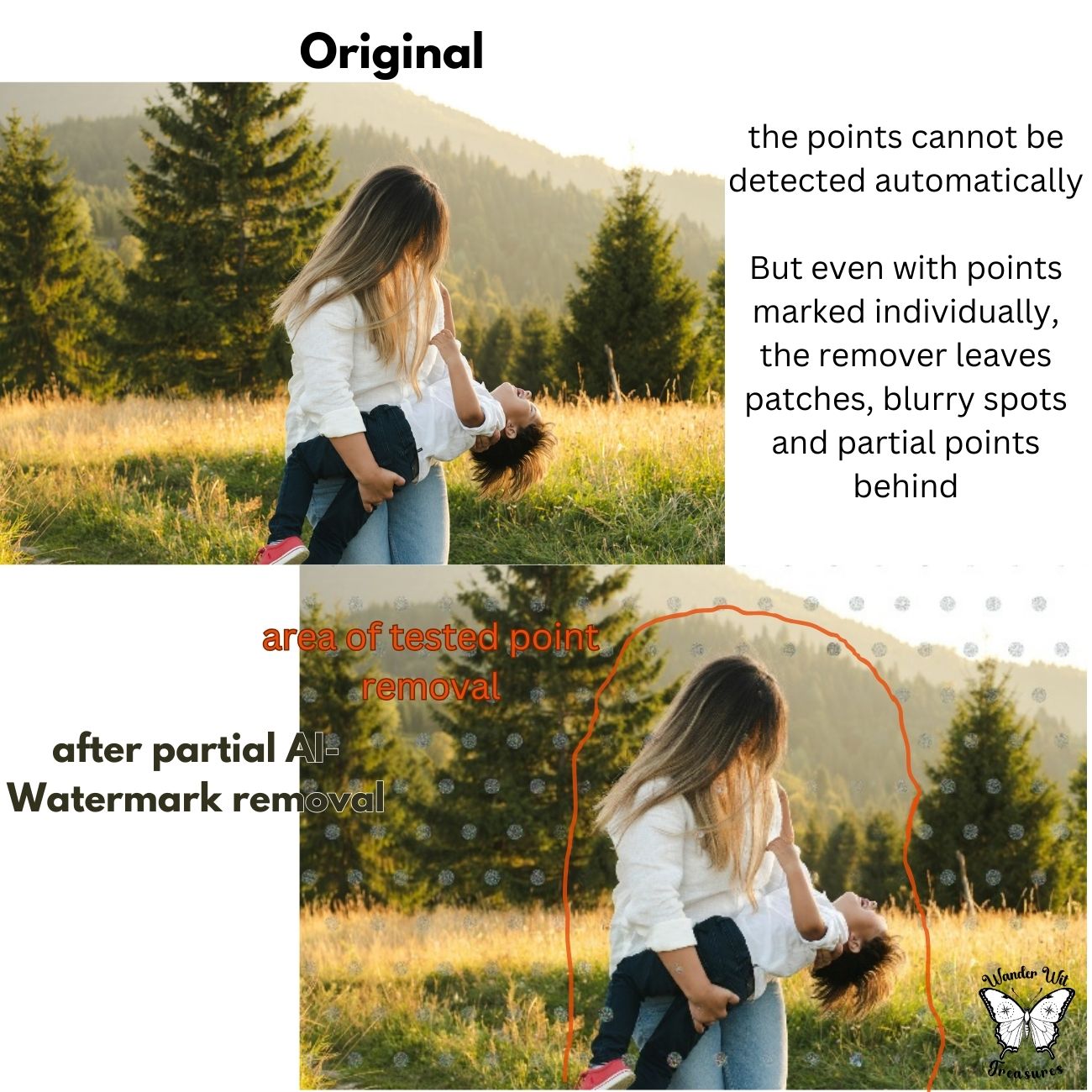 AI-Resistant Watermark Pointgrid