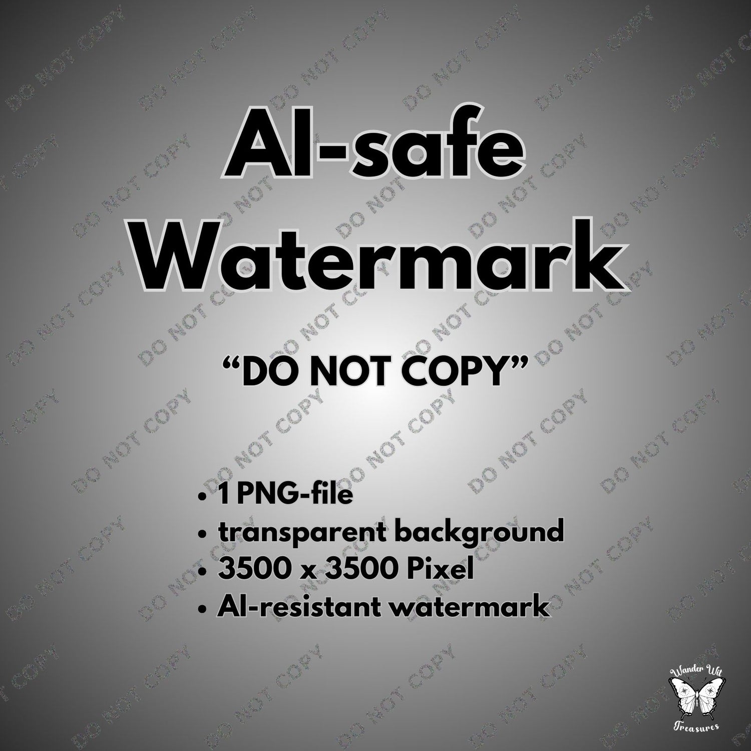 AI-Resistant Watermark "Do Not Copy"