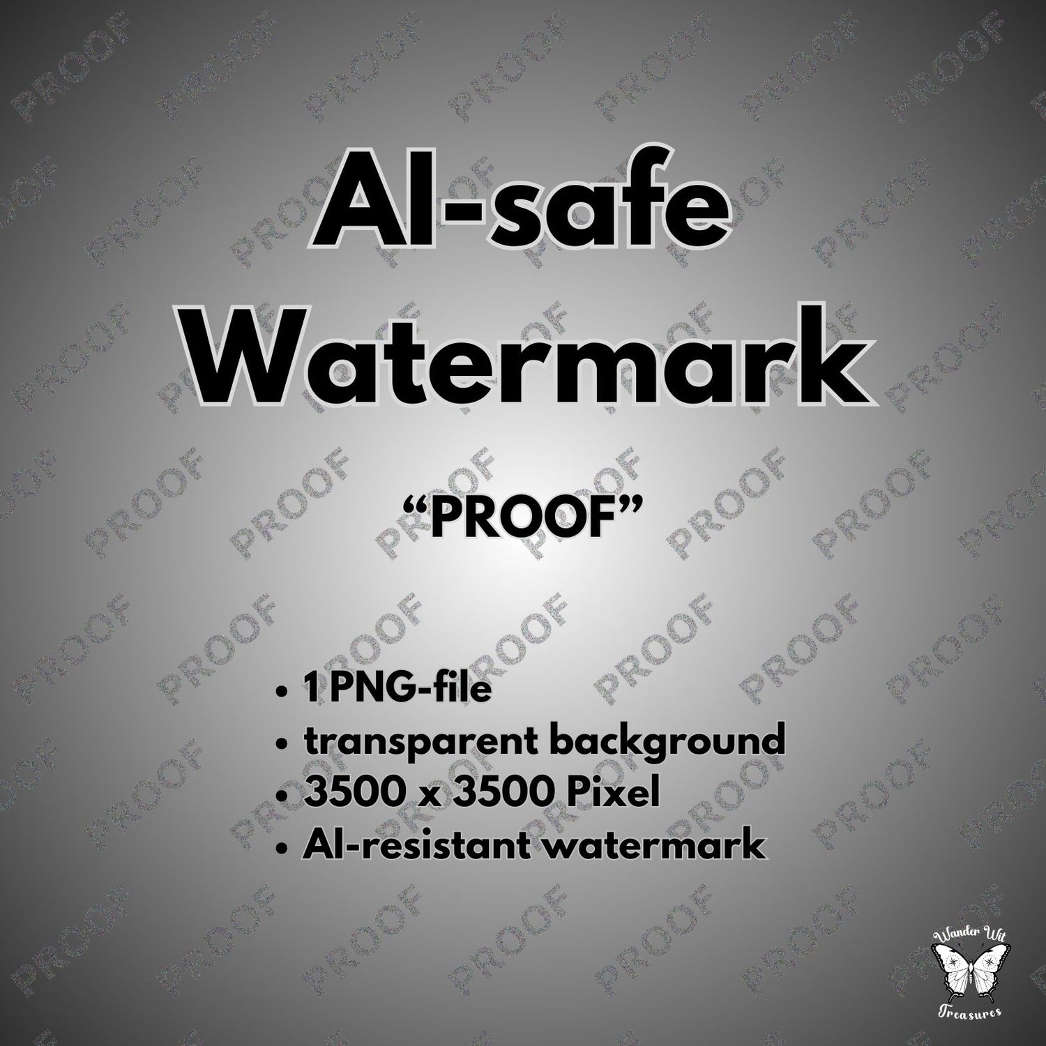 AI-Resistant Watermark "Proof"