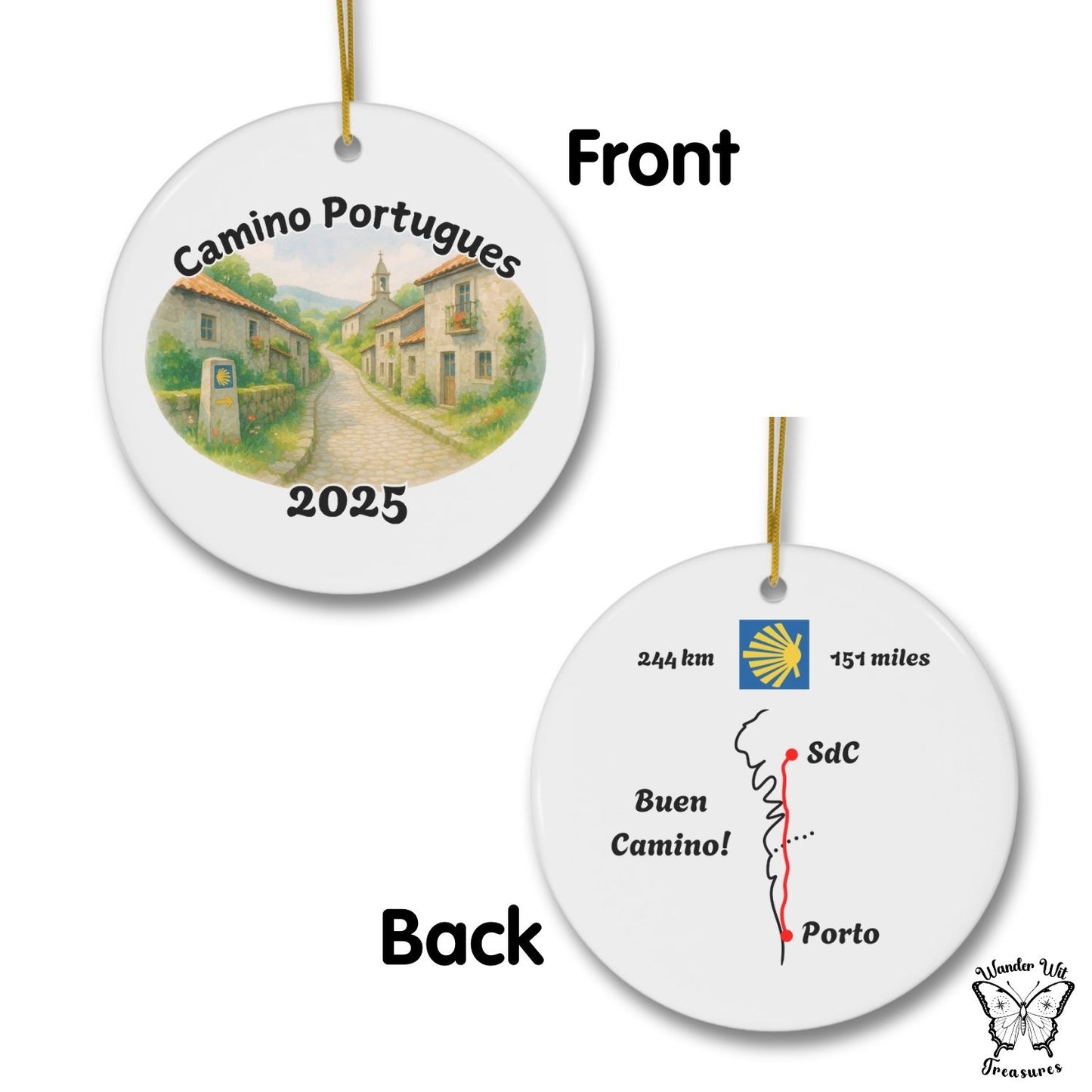 Camino Portugués Medaillon Souvenir