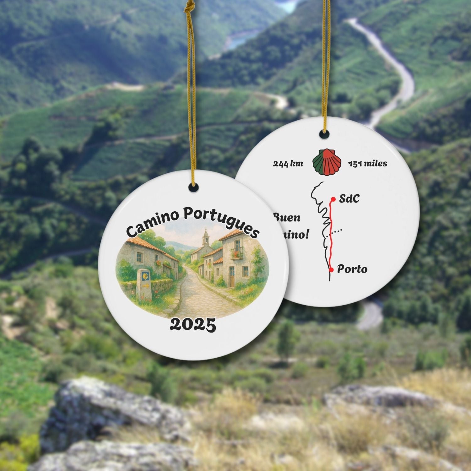 Camino Portugués Medaillon Souvenir
