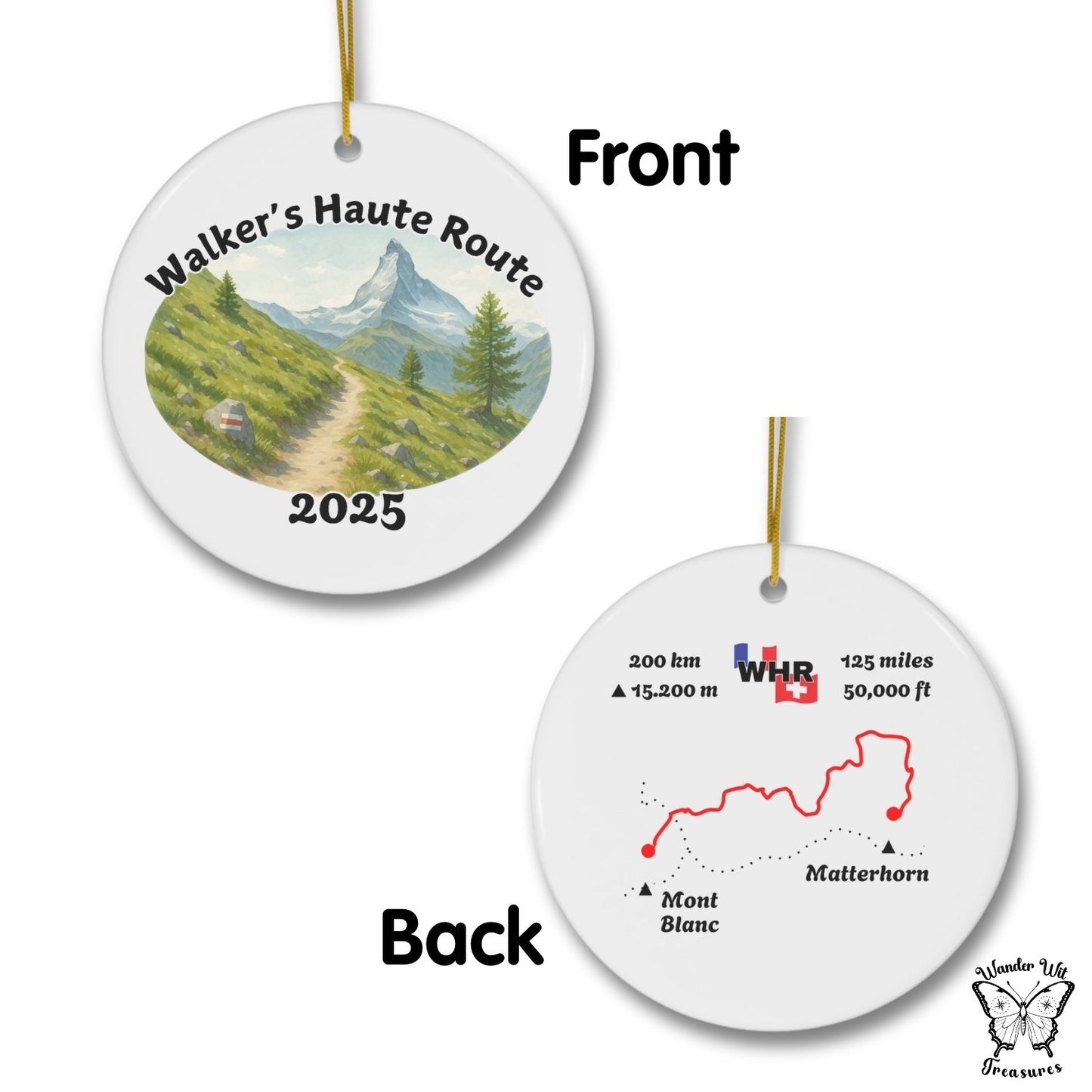 Walker's Haute Route Souvenir Medaillon
