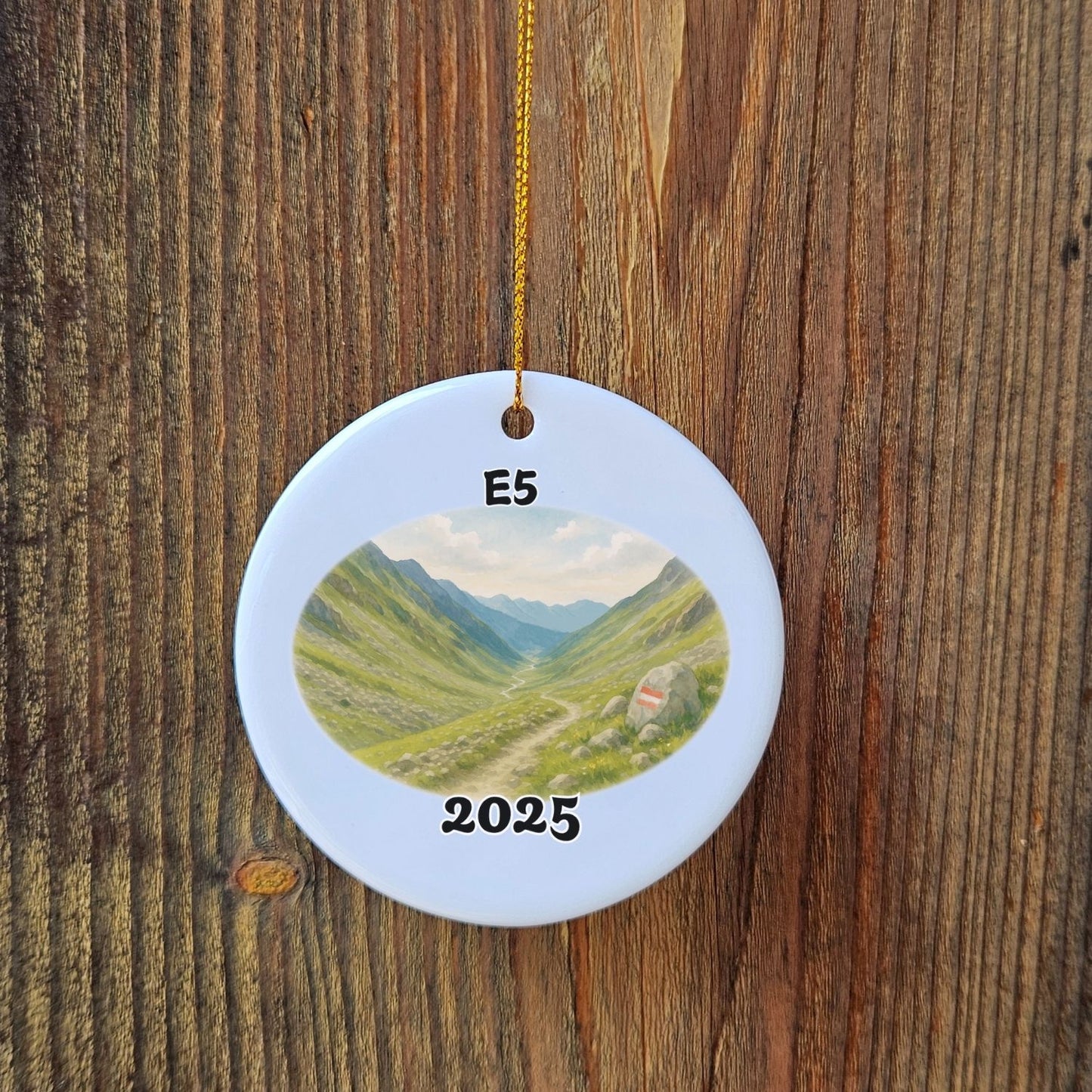 E5 - Oberstdorf-Meran - Souvenir Medaillon