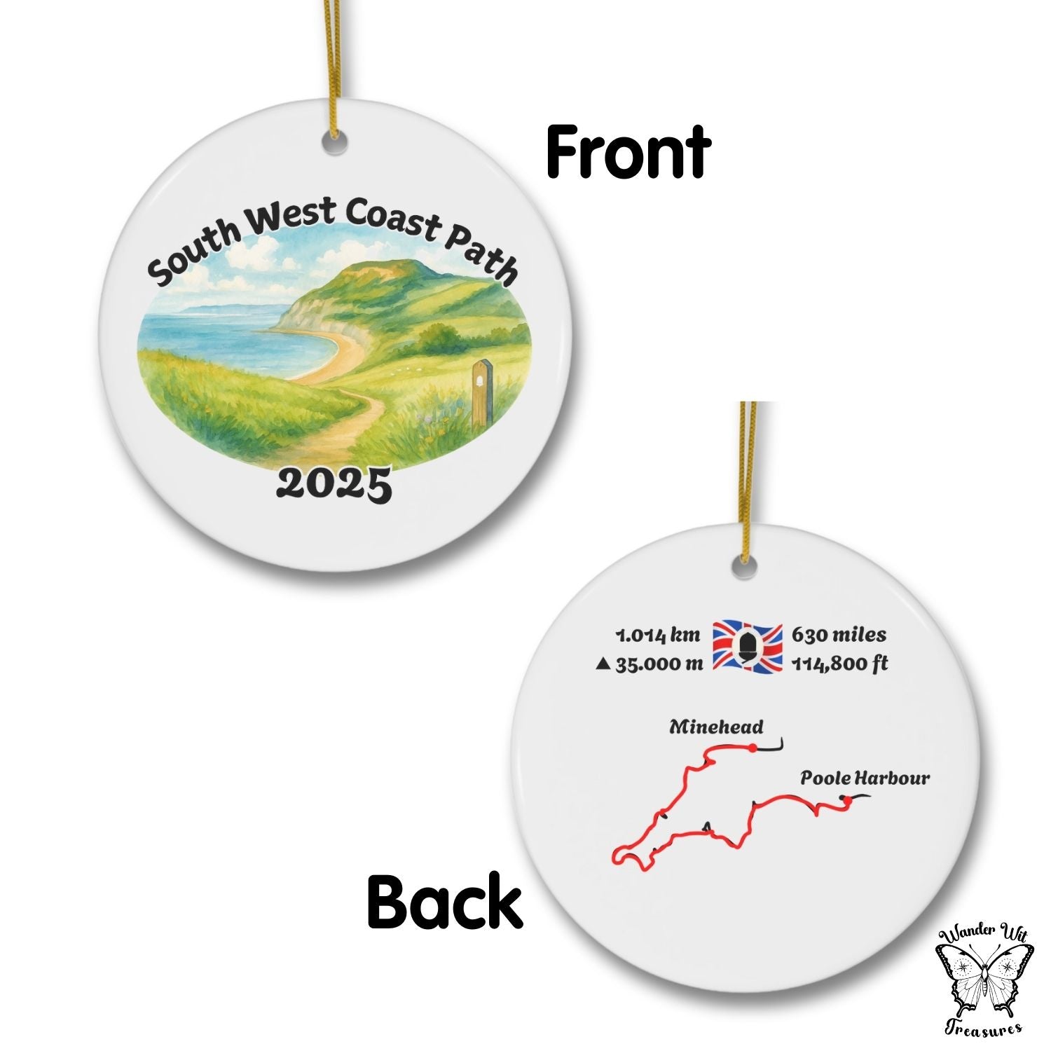 South West Coast Path Ornament Keepsake