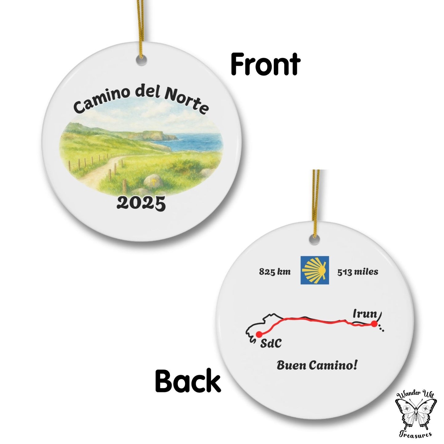 Camino del Norte Ornament Keepsake