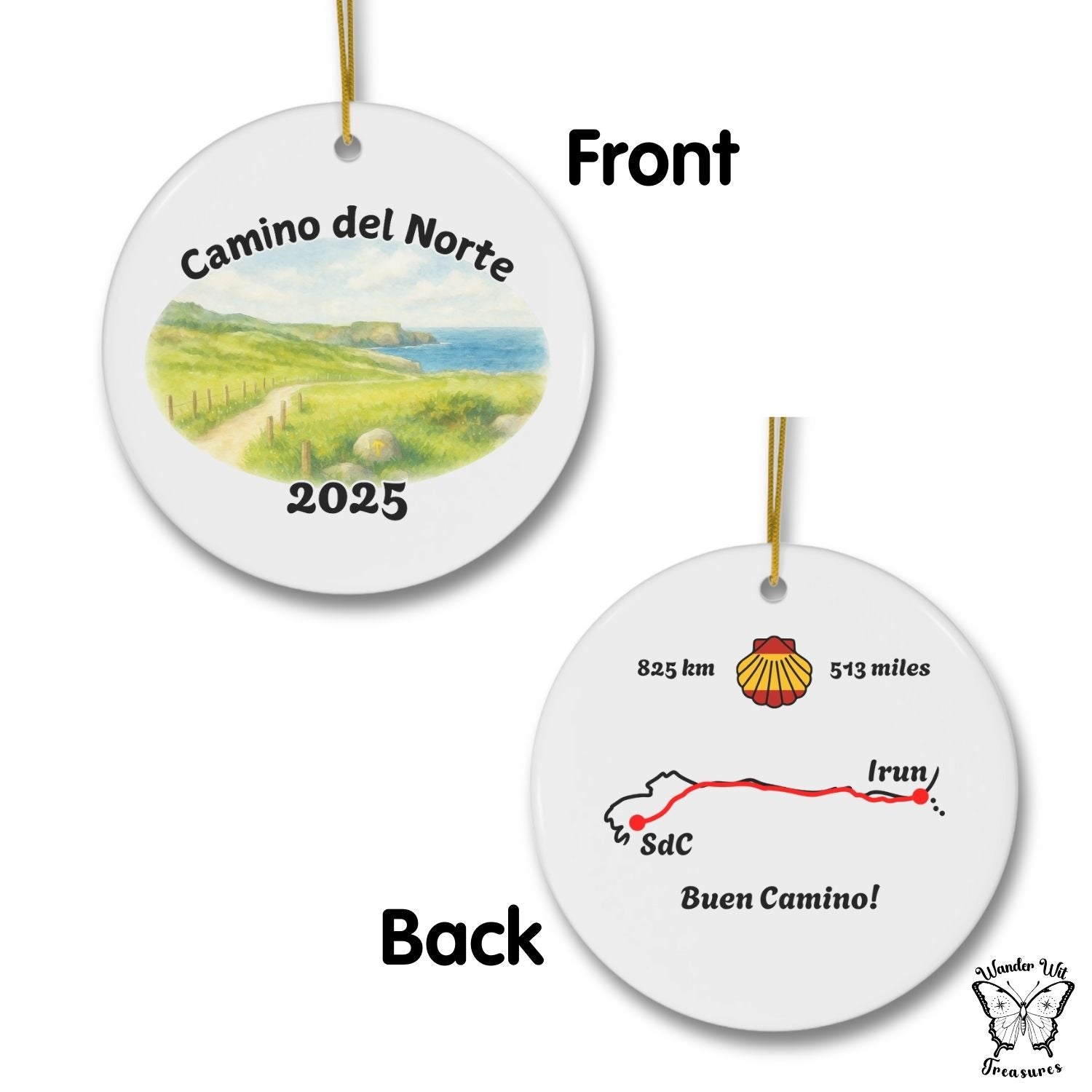 Camino del Norte Ornament Keepsake