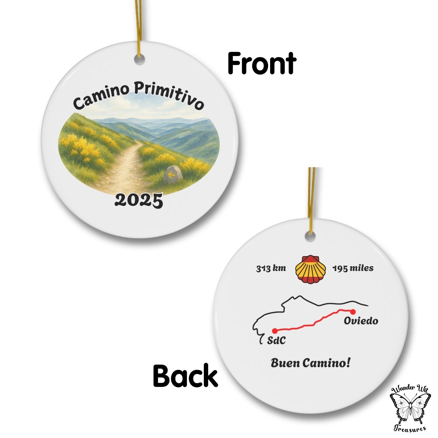 Camino Primitivo Ornament Keepsake