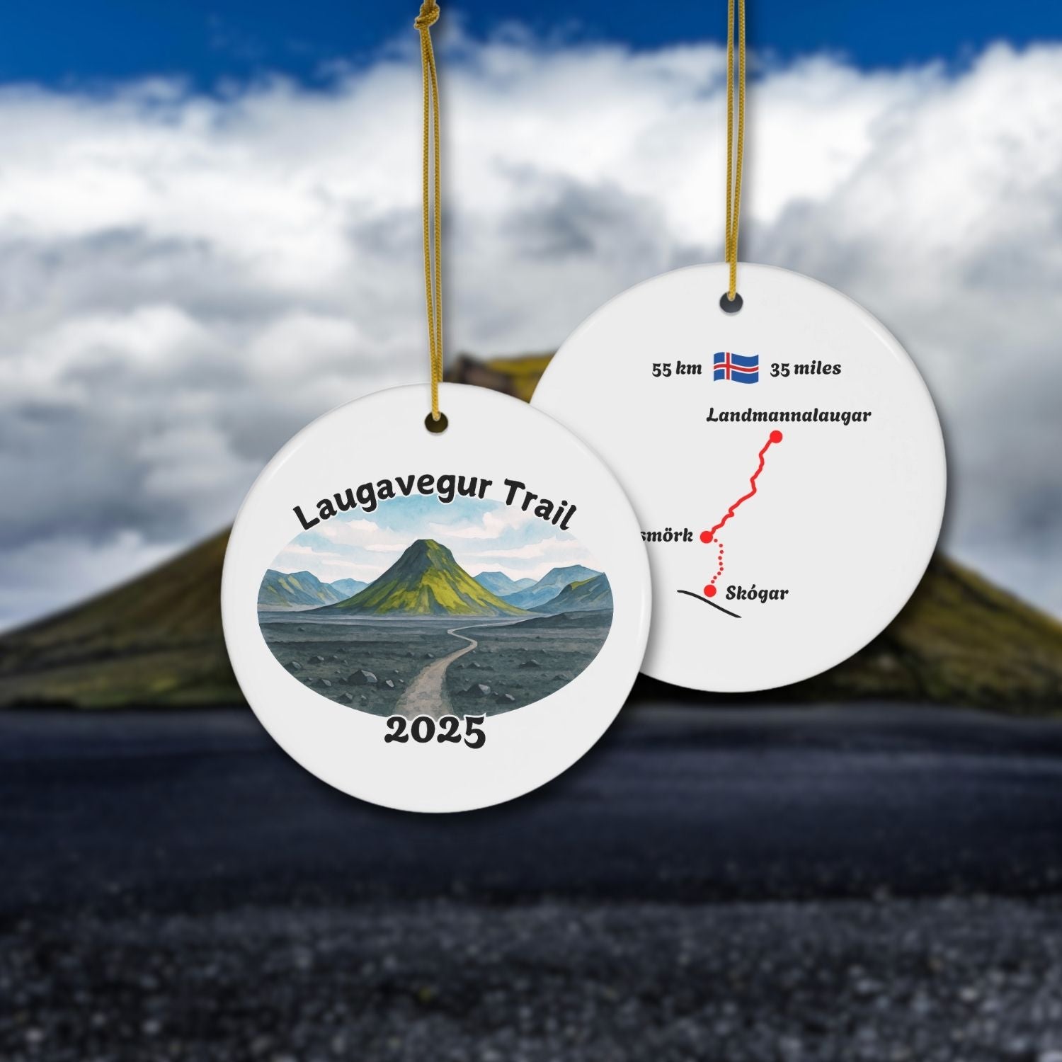 Laugavegur Trail Ornament Keepsake