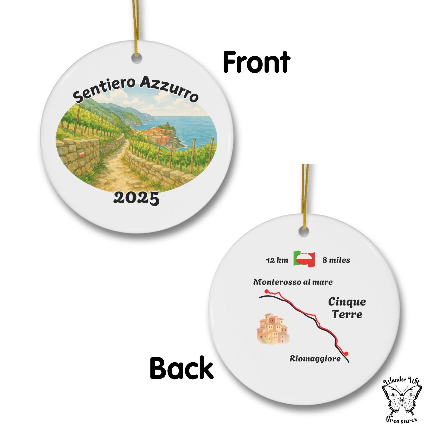Sentiero Azzurro Ornament Keepsake
